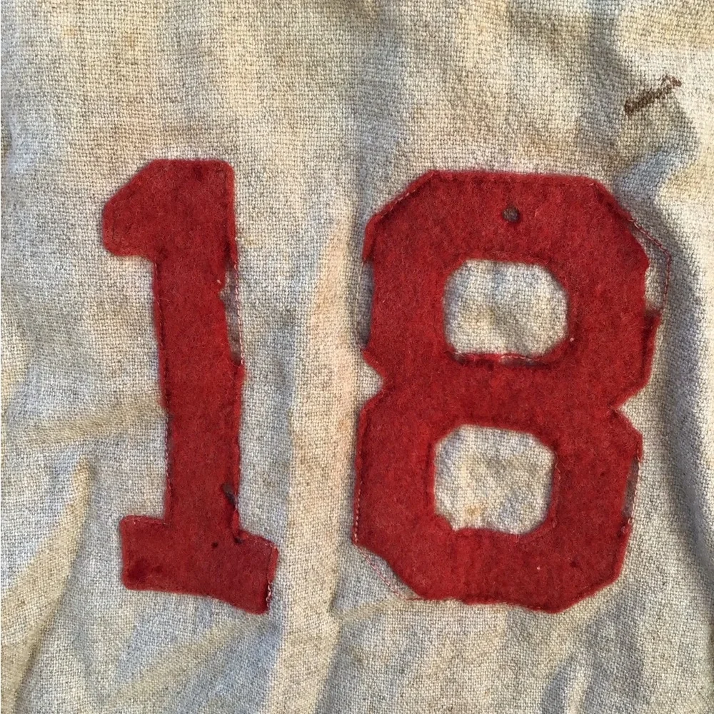 VINTAGE 1947 SIDNEY CARDINALS BASEBALL JERSEY WOOL SOUTHERN TIER LEAGUE CHAMPS - Picture 11 of 12